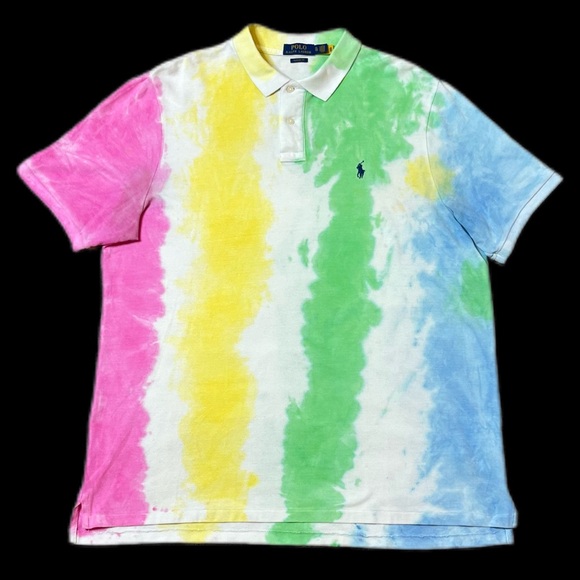 Ralph Lauren Other - Polo Ralph Lauren Tie-Dye Polo Shirt Men’s XL Classic Fit Multicolor Cotton